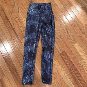 Emily Hsu Designs Peacock Leggings